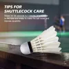 Federbälle für Badminton im Freien, 12er-Pack, Produktbild-Vorschau 8