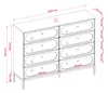 Kommode mit 8 Schubladen, Kaschmir, 150 x 40 x 115, 5 cm Produktbild-Vorschau 8