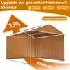 Stalen tuinhuizen 300x240 cm – Weersbestendige metalen Productafbeelding-voorbeeld 8