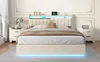 Il letto imbottito ProximaX Modern Beige Velvet misura Anteprima dell’immagine prodotto 12