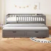 MODFU Lit Gigogne 90x200 cm - Lit Enfant Simple avec 2 Voir les images du produit 2