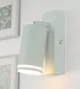 Spot Lampe Wand Aluminium verstellbar Weiß GU10 Produktbild-Vorschau 2
