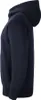 Side view of a navy blue hooded jacket. Náhľad obrázku produktu
