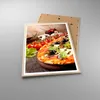 Gerahmtes Poster - Rahmen in heller Eiche - Pizza Essen Produktbild-Vorschau 3