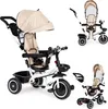 Dreirad Kinderwagen Dreirad 360 schwenkbar beige Produktbild-Vorschau 1