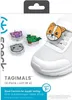 Packaging for Speck Tagimals shoe carriers for Apple AirTags, showing the product and a shoe with one attached. Produktbild-Vorschau