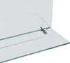 Specchio da parete con mensola 50×70 cm in vetro temperato Anteprima dell’immagine prodotto 4