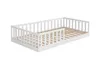 Kinderbett Einzelbett 90x200 cm Weiß Montessori Bodenbett Produktbild-Vorschau 4