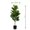 Ficus Geigenfeige 95 cm wie echt künstlich Kunstpflanze Produktbild-Vorschau 6