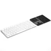 Two wireless keyboards are shown on a white background, one white and one black. Produktbild-Vorschau
