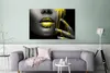OneMillionCanvasses® - Leinwandbilder - 140x90 cm, Lippen - Produktbild-Vorschau 2