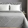 Plaid en velours de haute qualité RIA6 argent 200x220 cm Voir les images du produit 2