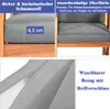 COSTWAY 3tlg. Balkonmöbel Set, Beistelltisch mit 2 Stühlen, Produktbild-Vorschau 5
