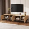 Merax Moderner TV-Schrank mit 4 Türen und 3D-Textur, TV Produktbild-Vorschau 3