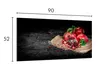 Glasschutzplatte für den Herd 90x52 Granat Produktbild-Vorschau 2