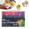 Dual Brush Pens, 100 Farben, Filzstifte mit Doppelspitze, Produktbild-Vorschau 1