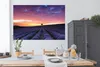 MuchoWow® Poster Lila Wolken an einem Lavendelfeld 180x120 Produktbild-Vorschau 3