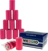 Bandagierwatte / Mullwatte-Rolle 40cm x 5m + 12 Haftbandagen 10cm x 4,5m neonpink Produktbild-Vorschau