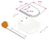 Duravit WC-Sitz Starck 3 mit Softclose Scharniere Edelstahl Voir les images du produit 24