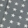 Baumwolltuch - Pareo - Sarong - Sterne - grau-weiß Produktbild-Vorschau 2