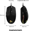 Logitech G203 LIGHTSYNC Gaming Maus schwarz 8000 DPI RGB 6 Produktbild-Vorschau 29