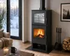 Poêle à bois Verso Sophia F, 7,5 kW, avec compartiment de Voir les images du produit 3