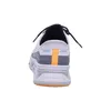 The back view of a white Skechers Slip Ins sneaker. Voir les images du produit