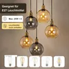 ZMH Hanglamp 5 lichts glas 160cm hoogte verstelbare Productafbeelding-voorbeeld 5