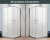 Eck Duschkabine 120x90x195cm Doppel Schiebetür Produktbild-Vorschau 9