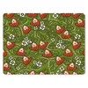 MuchoWow® Mauspad Mousepad Blumen - Erdbeere - Blätter - Produktbild-Vorschau 1