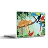 MuchoWow® Laptop Aufkleber Sticker Cover Dschungeltiere - Produktbild-Vorschau 1
