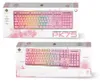 Deltaco PK75 Gaming Tastatur Membran RGB pink Produktbild-Vorschau 2