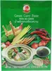 A package of green curry paste with ingredients shown. Náhľad obrázku produktu