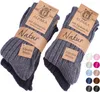 BRUBAKER 4 paires de chaussettes en alpaga avec laine Voir les images du produit 1