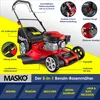 MASKO® Benzin Rasenmäher 5in1 Radantrieb EasyClean Produktbild-Vorschau 5