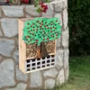 Insektenhotel, Holz, Baum Design, Zaun, H 30 cm Produktbild-Vorschau 4