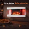 COSTWAY Elektrický krb, 32 palcov, 3-stranný, dekoratívny Náhľad obrázku produktu 9