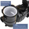 MONZANA® Filterpumpe 15.900 l/h mit Vorfilter Poolpumpe Produktbild-Vorschau 3