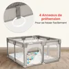 Teddle Parc bébé, Parc bébé avec 50x balles de jeu, Playpen Voir les images du produit 8