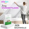 EllaTex Jersey Spannbettlaken 90x200–100x200 Baumwolle – Produktbild-Vorschau 2
