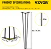 VEVOR 18 Zoll 45,7 cm Haarnadel Tischbein Hairpin Leg Produktbild-Vorschau 9