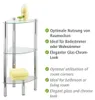 Eckregal Yago mit 3 Glasablagen Produktbild-Vorschau 3