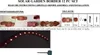 An instructional diagram showing how to assemble solar garden border lights. Produktbild-Vorschau
