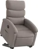 vidaXL Relaxsessel mit Aufstehhilfe Elektrisch Taupe Stoff Produktbild-Vorschau 3