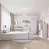 A child's bedroom with a bed, desk, and wardrobe. Náhľad obrázku produktu