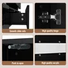 OKWISH Meuble TV - Meuble TV Noir design Moderne avec LED Voir les images du produit 5