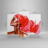 Bild auf Leinwand - Leinwandbild - frau modern - 130x100cm Produktbild-Vorschau 3
