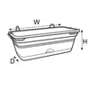 Blumentopf Elho 50 x 28 x 19 cm Produktbild-Vorschau 6