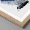 Gerahmtes Poster - Rahmen in heller Eiche - Blau Schwarz Produktbild-Vorschau 2