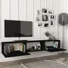 Mobile TV 'Paltamo' 180x31x29,5cm nero Anteprima dell’immagine prodotto 2